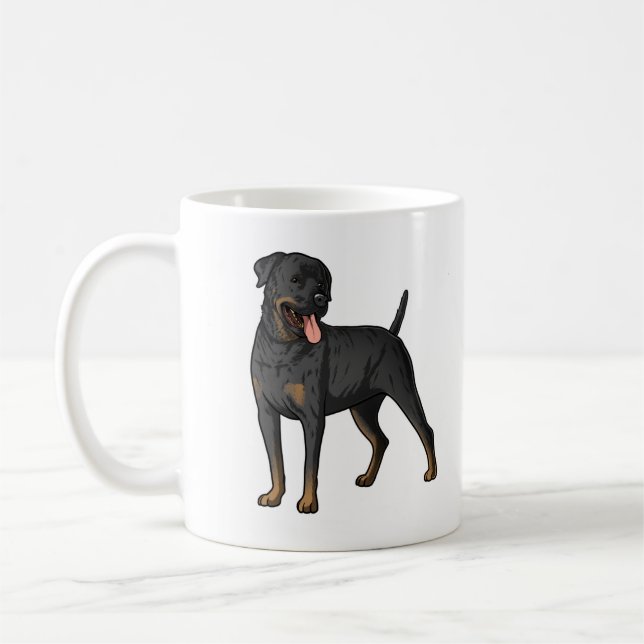 Custom Pet Dog Photo Mug Kaffemugg (Vänster)