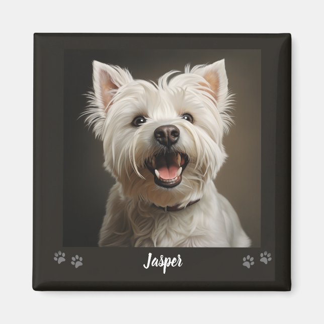 Custom Pet Keepsake Using Your Photo Name Magnet (Framsidan)