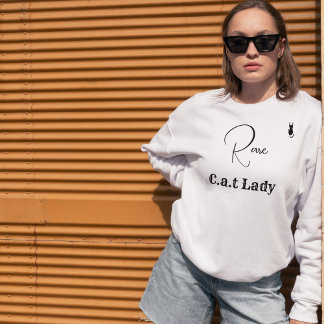 Custom Pet Lover White And Black Script Cat Mom T Shirt