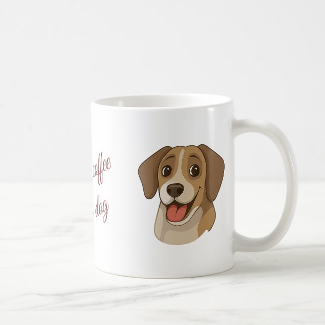 Custom Pet Mug – Upload Photo & Editable Name   Kaffemugg (Höger)