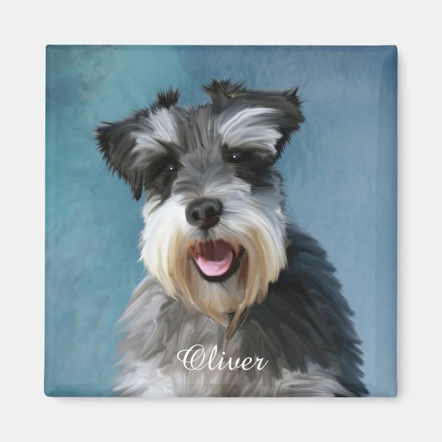Custom Pet Photo Magnet (Framsidan)