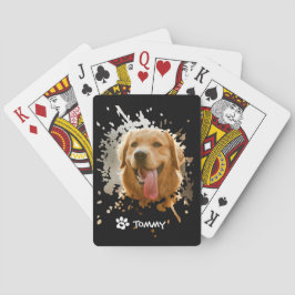 Custom Pet Photo Playing Cards with Name – Persona Casinokort