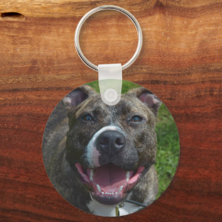 Custom Pet Photo Proud Dog Mom Nyckelring