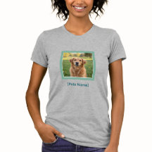 Custom Pet Photo T-Shirt for Dog & Cat Moms 