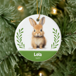 Custom Pet Photo with branch Christmas Ceramic Orn Julgransprydnad Keramik