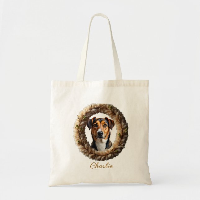 Custom Pet Portrait – Just Upload a Simple Photo Tygkasse (Framsidan)