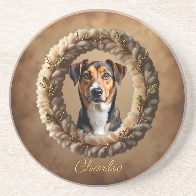 Custom Pet Portrait – Just Upload a Simple Photo Underlägg (Framsidan)