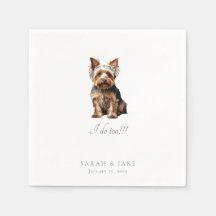 Custom Pet Wedding Yorkshire Terrier
