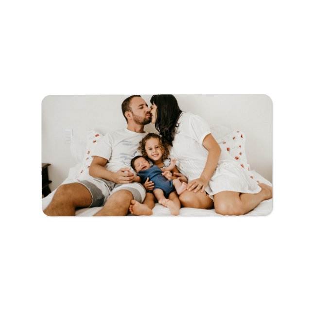 Custom Photo Adressetikett (Framsidan)