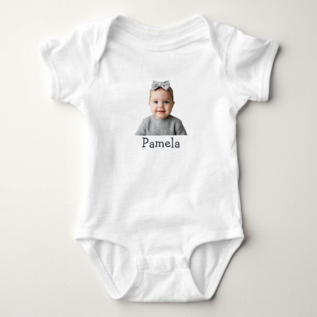 Custom photo and Name Design T Shirt (Framsida)