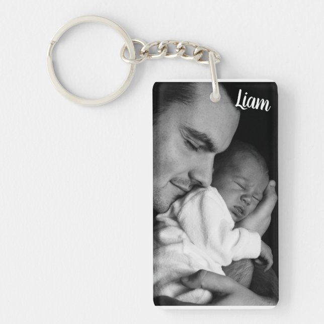 Custom photo and name keychain personalized (Framsidan)