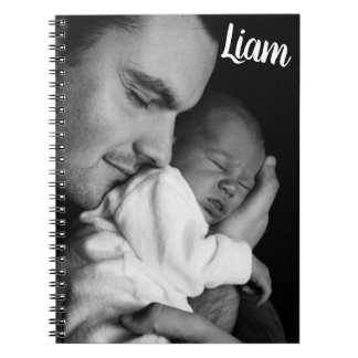 Custom photo and name notebook personalized anteckningsbok