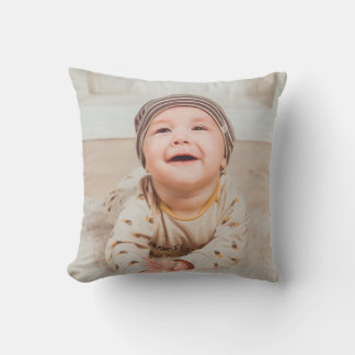 Custom photo and text Christmas Kudde