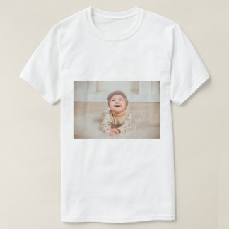 Custom photo and text t shirt