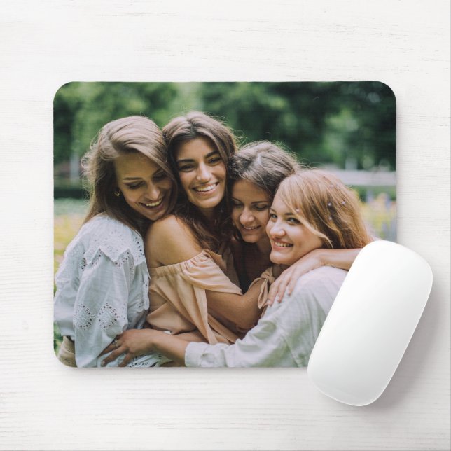 Custom Photo Best Friends Mousepad Musmatta (Med mus)