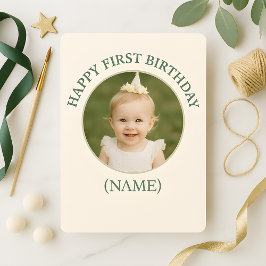 Custom Photo Birthday Sticker -Personal Invitation Inbjudningar