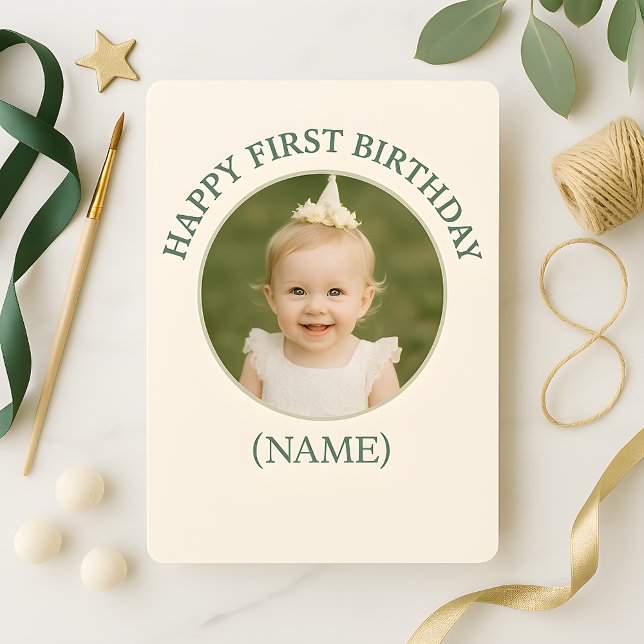Custom Photo Birthday Sticker -Personal Invitation Inbjudningar (Skapare uppladdad)