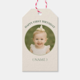 Custom Photo Birthday Sticker- Personal Invitation Presentetikett