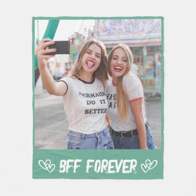 Custom Photo Blanket for Friends Keepsake Gift Fleecefilt (Framsidan)