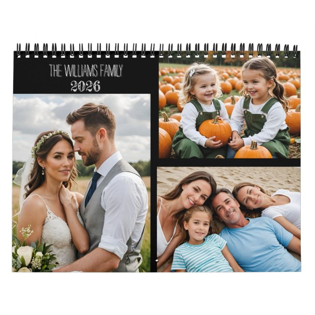 Custom Photo Calendar – Full-Page Monthly Photos,  Kalender (Omslag)
