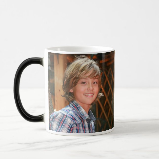 CUSTOM PHOTO COFFEE MUG MAGISK MUGG (Vänster)