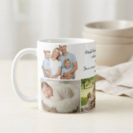 Custom Photo Collage Mug – Your Photo & Your Text Kaffemugg
