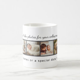 Custom Photo Collage Mug – Your Photo & Your Text  Kaffemugg