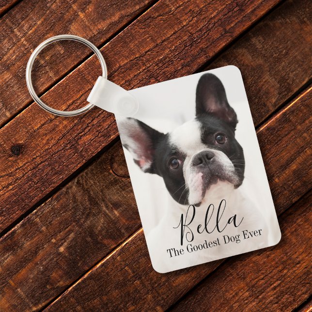 Custom Photo French Bulldog Personalized Nyckelring (Skapare uppladdad)