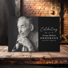 Custom Photo Funeral Sympathy Gästböcker