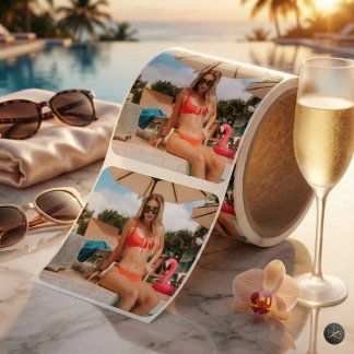 Custom Photo Fyrkantigt Klistermärke