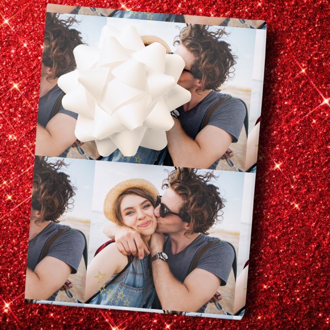 Custom Photo Gift Wrap, Custom Family Photo Presentpapper (Skapare uppladdad)