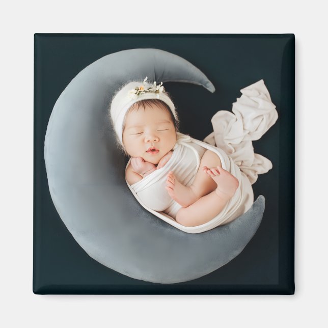 Custom photo keepsake precious baby magnet (Framsidan)