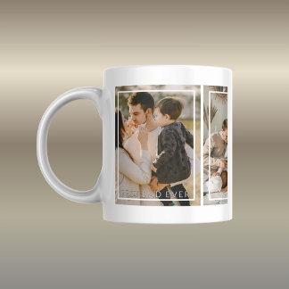 Custom Photo Layout for Family Moments Kaffemugg