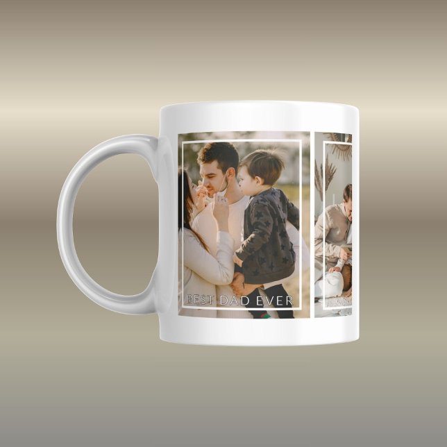 Custom Photo Layout for Family Moments Kaffemugg (Skapare uppladdad)