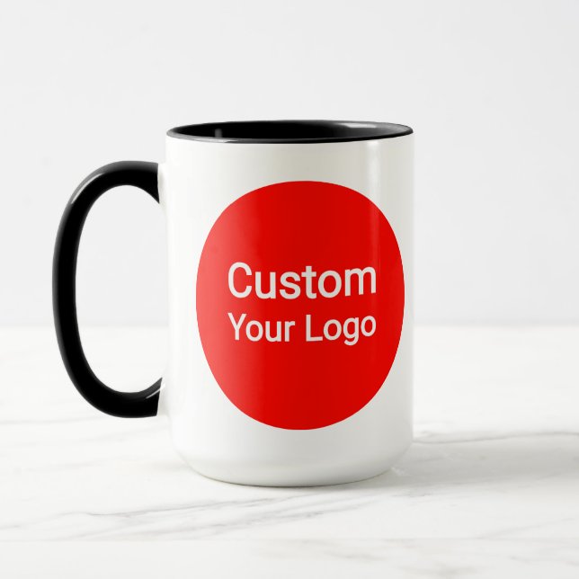 Custom Photo & Logo  | Personalized Mugg (Vänster)