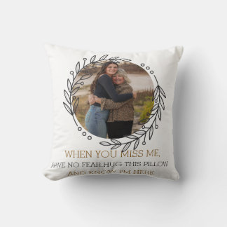 Custom Photo Memorial Pillow In Loving Memory Kudde