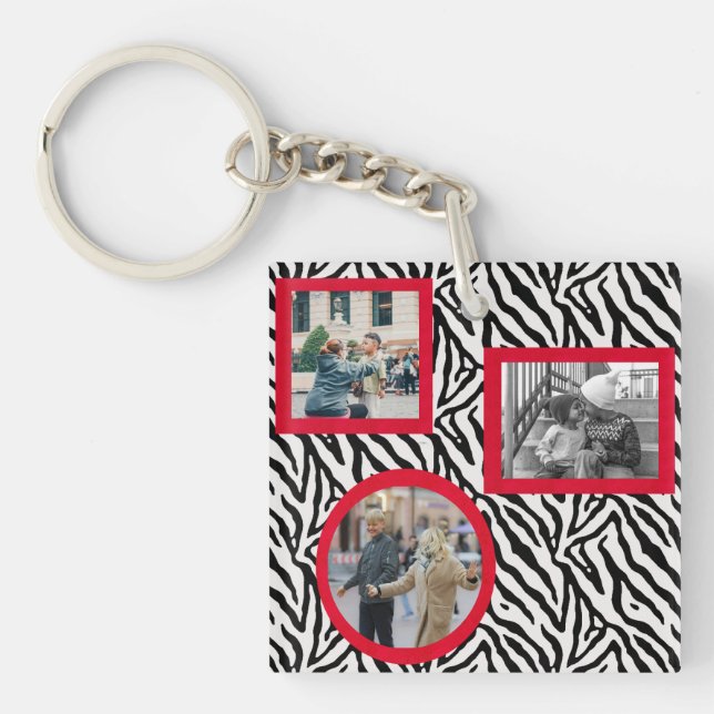 Custom Photo Memories Acrylic Keychain (Framsidan)