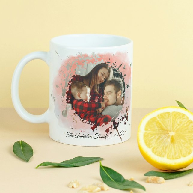 Custom Photo Mug – Personalized Coffee Cup Gift Mugg (Custom Photo Mug for Family Couple, Custom Photo Coffee Mugs)