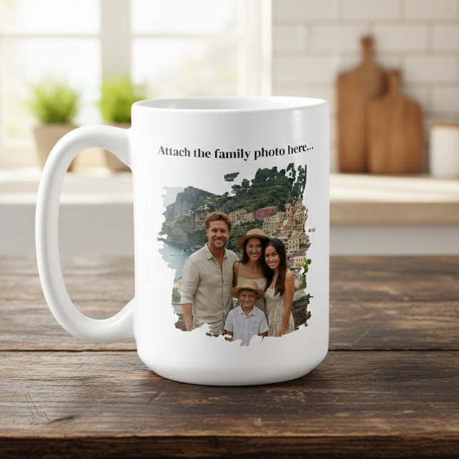 Custom Photo Mug – Personalized Family Picture  Kaffemugg (Skapare uppladdad)