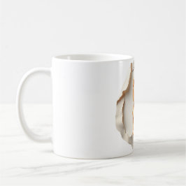 Custom Photo Mug with Modern Abstract Background Kaffemugg