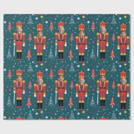 custom photo nutcracker Wrapping Paper - 2 images Presentpapper