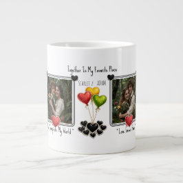 Custom Photo Online Dating Valentines Coffee  Jumbo Mugg