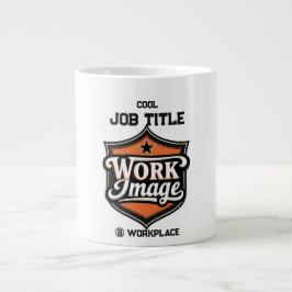 Custom Photo Personalized Job Title & Workplace  Jumbo Mugg