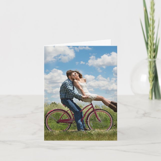 Custom Photo Personalized   Kort (Framsida)