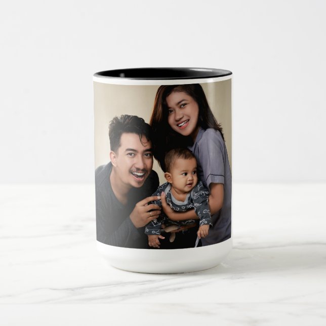Custom Photo Personalized Mugg (Center)