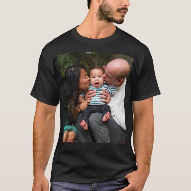 Custom Photo Personalized T Shirt (Framsida)