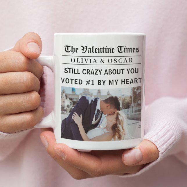 Custom Photo – Personalized “Valentines Times Gift Kaffemugg (Skapare uppladdad)