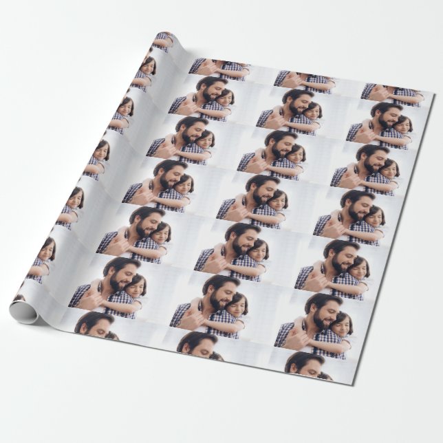 Custom Photo Presentpapper (Utrullad)