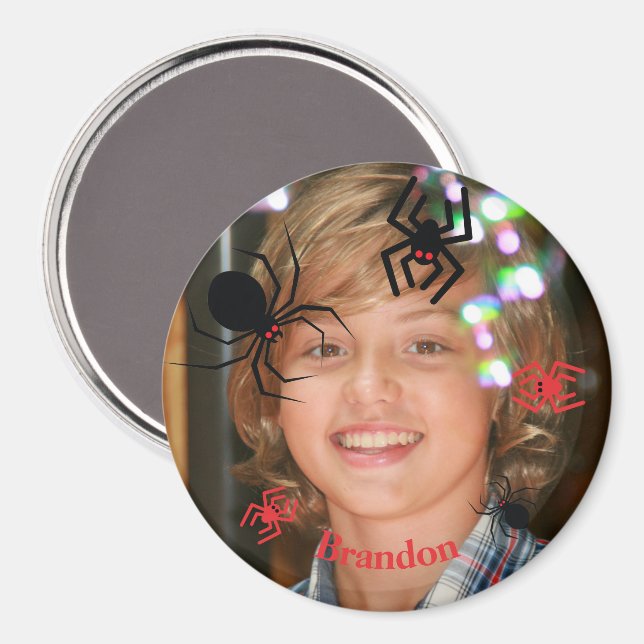 Custom Photo Round Magnet (Front/Back)