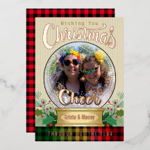Custom Photo Snow Globe Christmas 